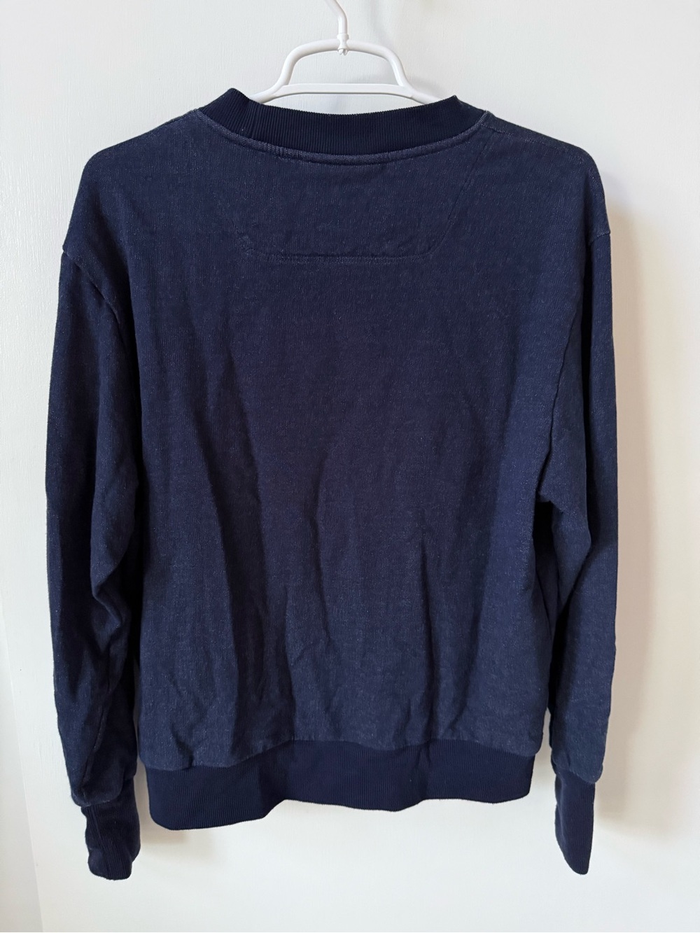 Icebreaker Central Wool Blend Crew Neck Sweatshirt in Twilight Navy - Picture 5 of 12